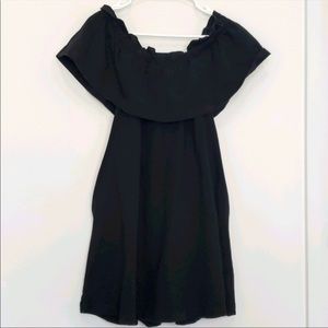 H&M - Flounce Off The Shoulder Mini Dress